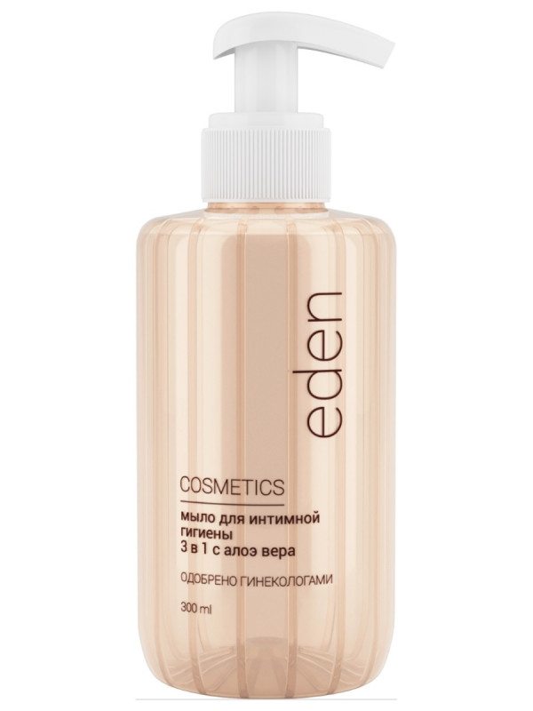 Мыло для интимной гигиены 3в1 с Алоэ вера 300мл от EDEN + 1