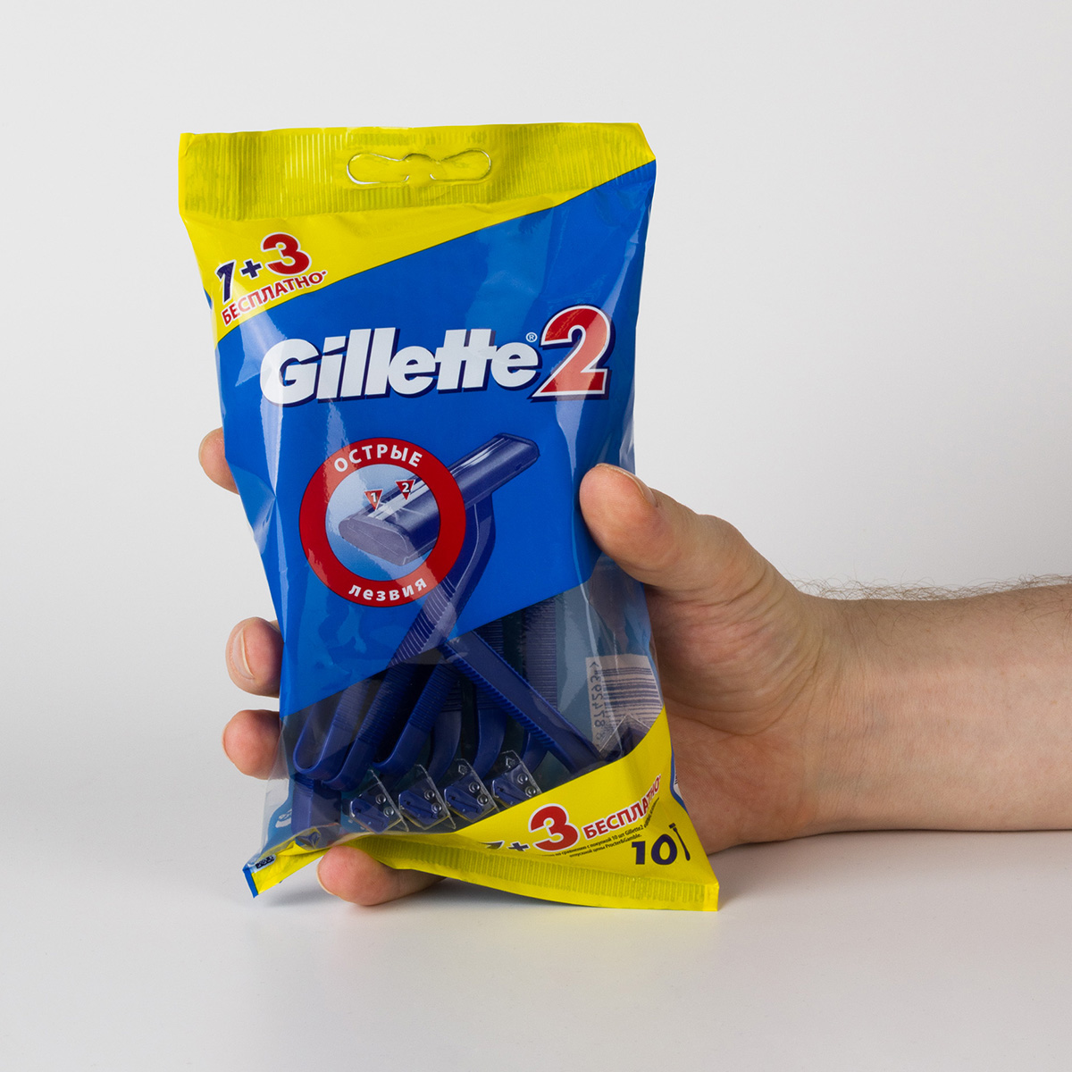 Gil  2 ст.д/бр. однораз.2л 10шт от Gillette + 4