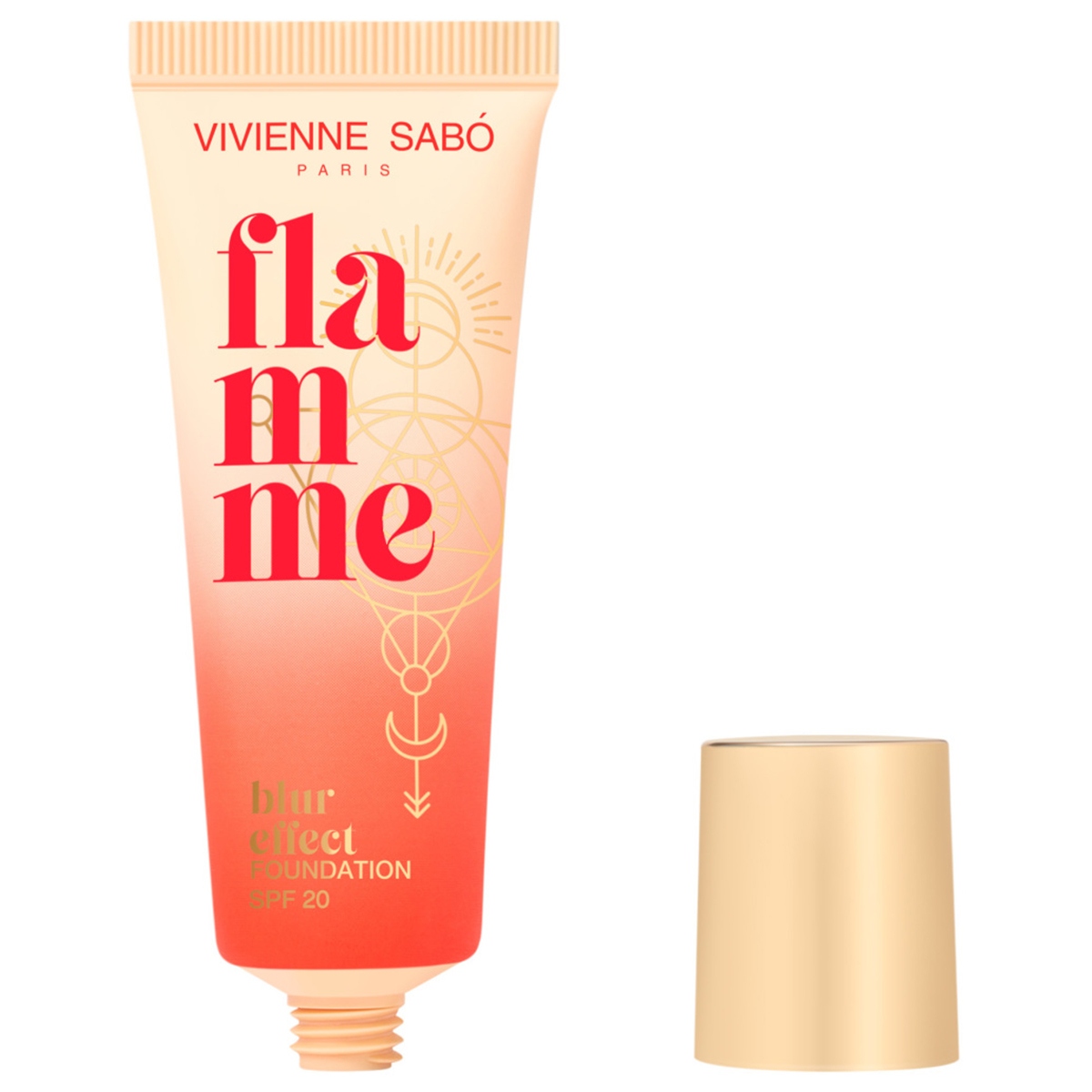 Тональный крем SPF20 Flamme, тон 03 бежевый от Vivienne Sabo + 4