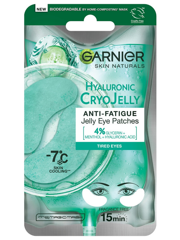 Тканевые патчи для глаз Эксперт+ Крио Гель 5мл от Garnier + 1