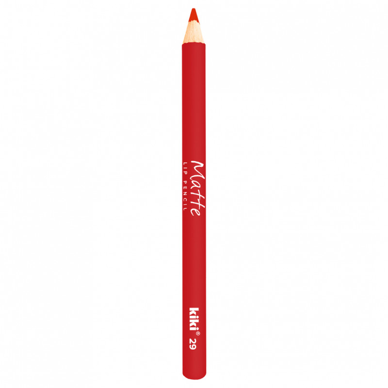 Карандаш для губ Matte, тон 29 алый от Kiki + 1