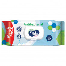 Antibacterial Влажные салфетки 150шт с клапаном