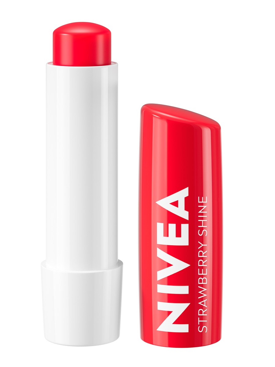 Бальзам для губ Клубничное сияние 4,8г  от Nivea + 3